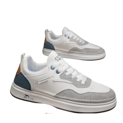 Premium Leather Lightweight Soft Bottom Men's Sneakers